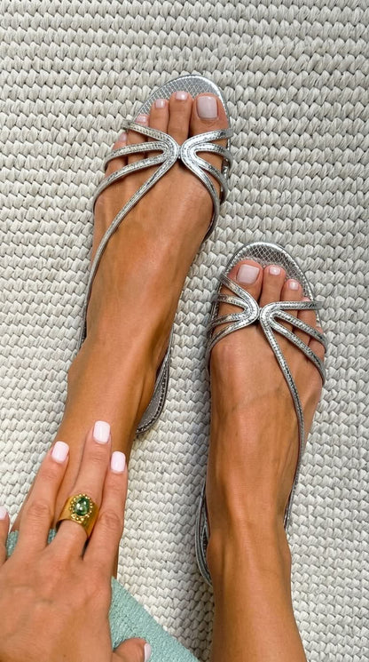 Eleanor | Elegant Gold Vintage Sandals