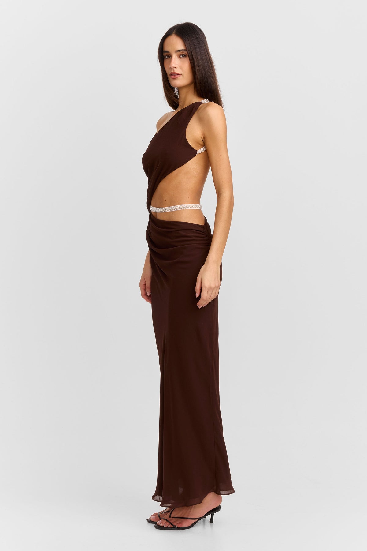 Ruby Maxi Dress Chocolate
