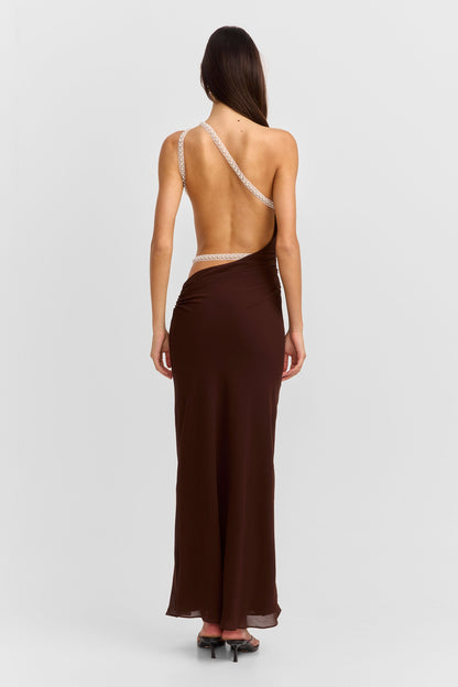 Ruby Maxi Dress Chocolate
