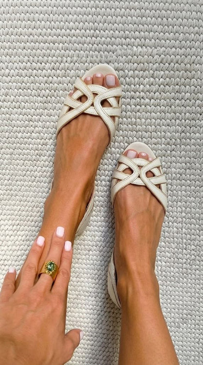 Poppy | Vintage Woven Sandals