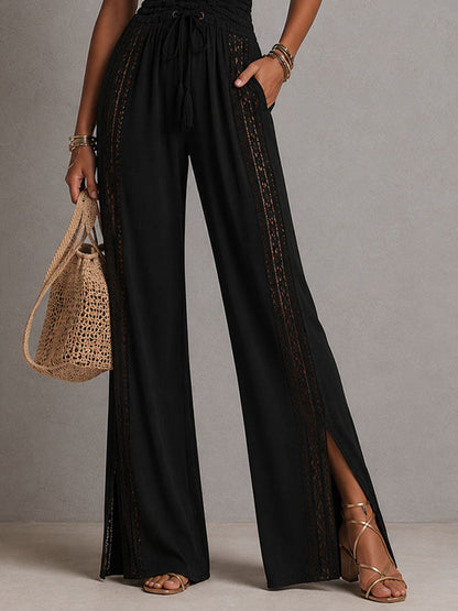 Anaëlle Boho Lace Wide-Leg Jumpsuit