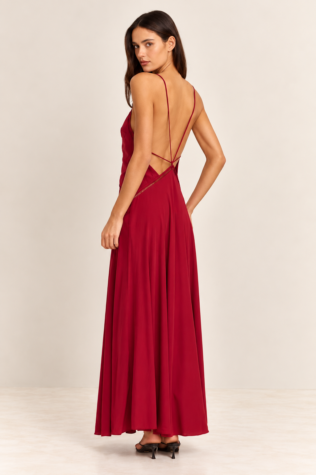 Phoebe Maxi Dress Red