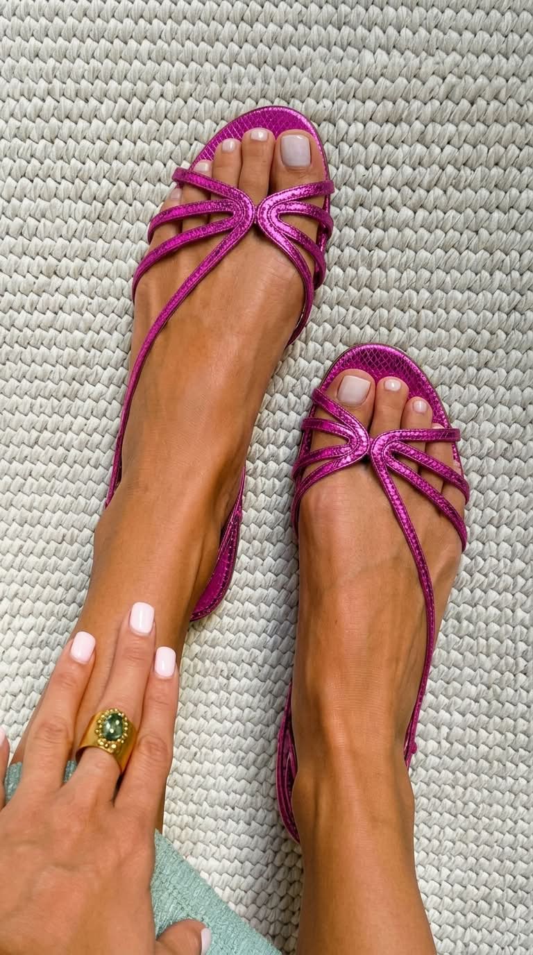 Eleanor | Elegant Gold Vintage Sandals