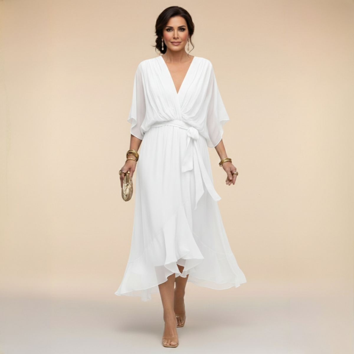 Ottilie | V-neck dress