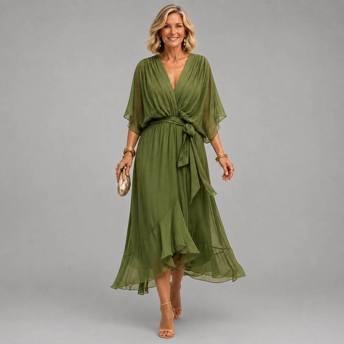 Ottilie | V-neck dress