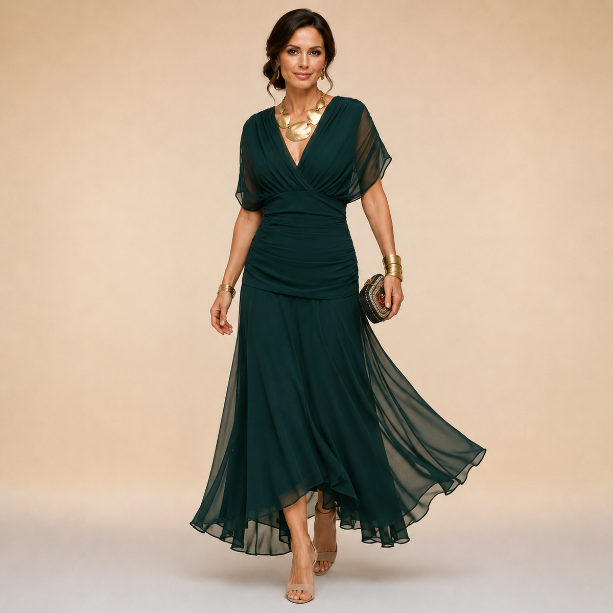 Amelie  Elegant Maxi Party Dress