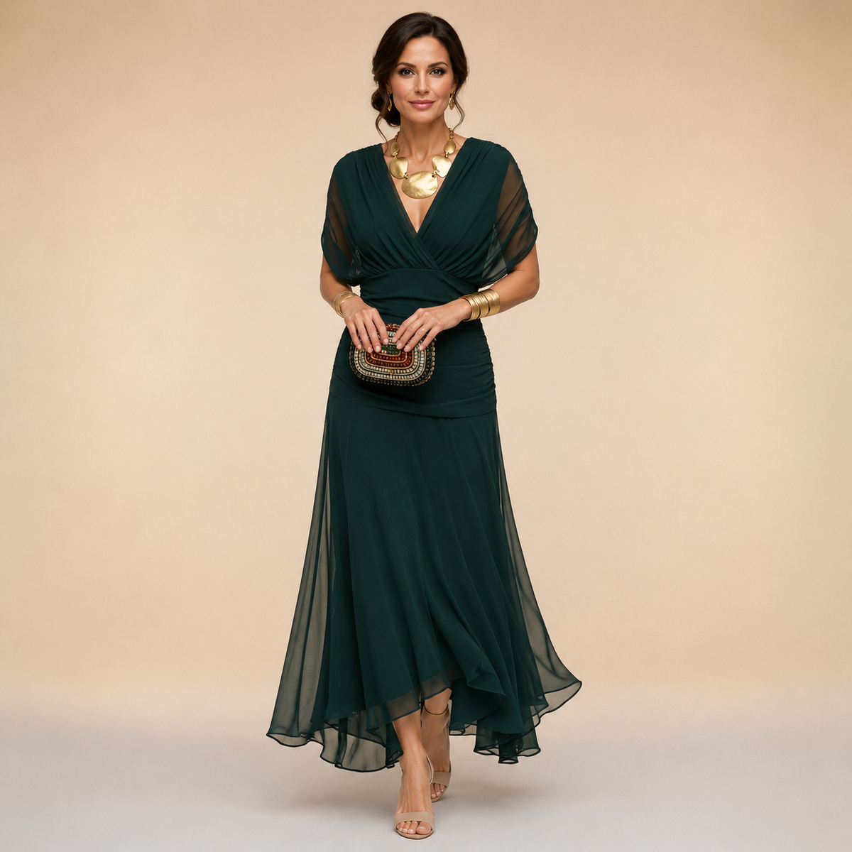 Amelie  Elegant Maxi Party Dress