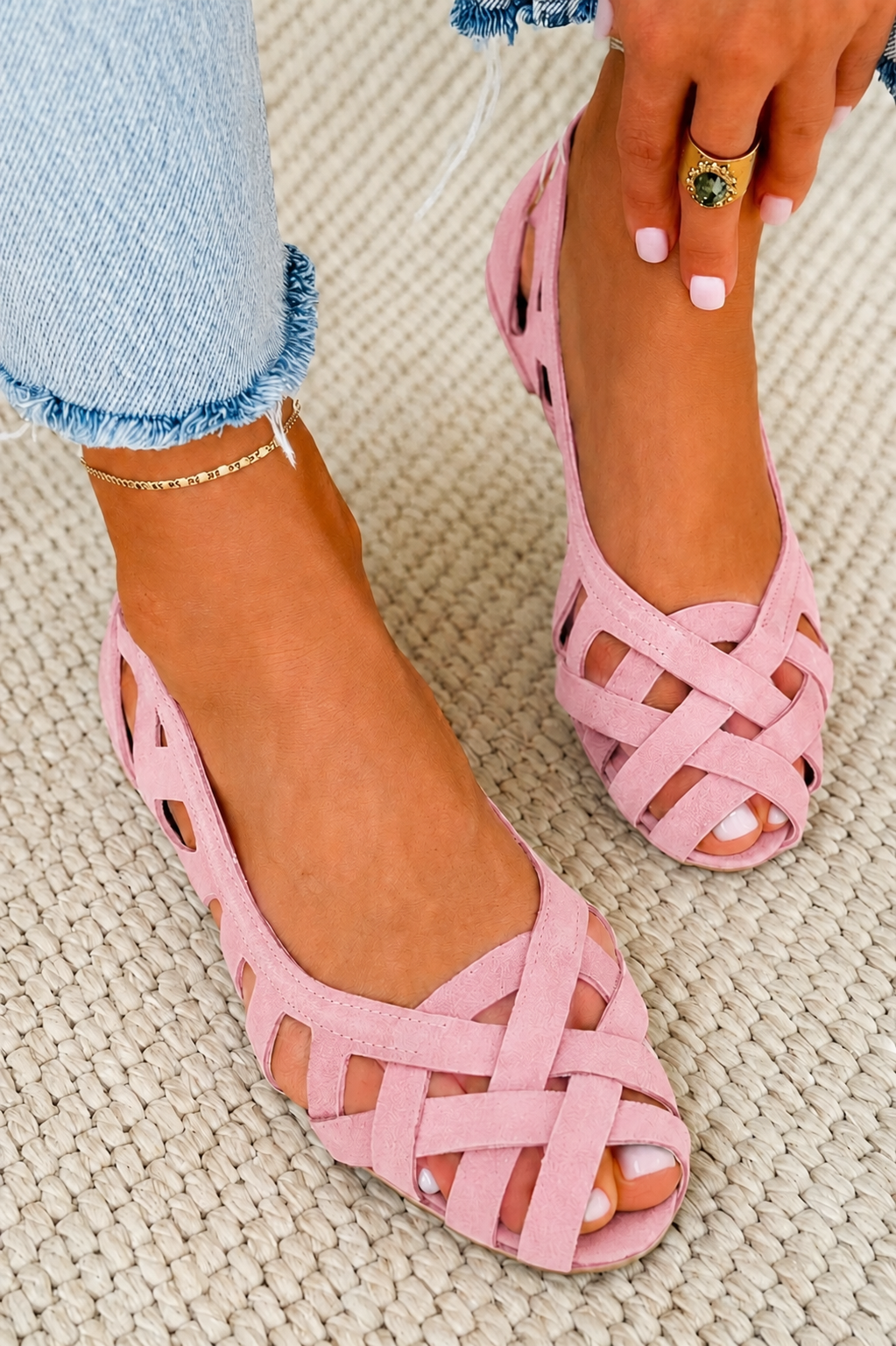 Éloïse | Vintage Woven Sandals