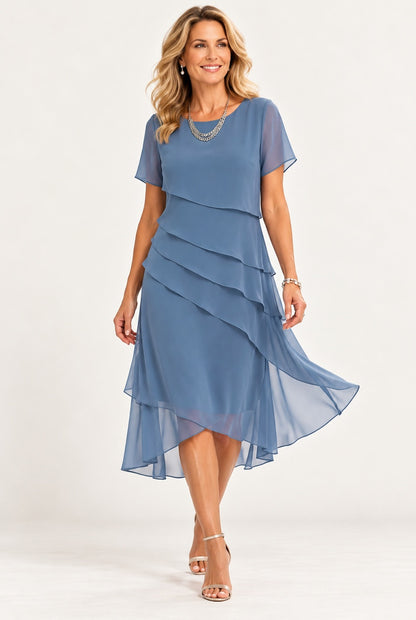 Noémie Tiered Midi Dress