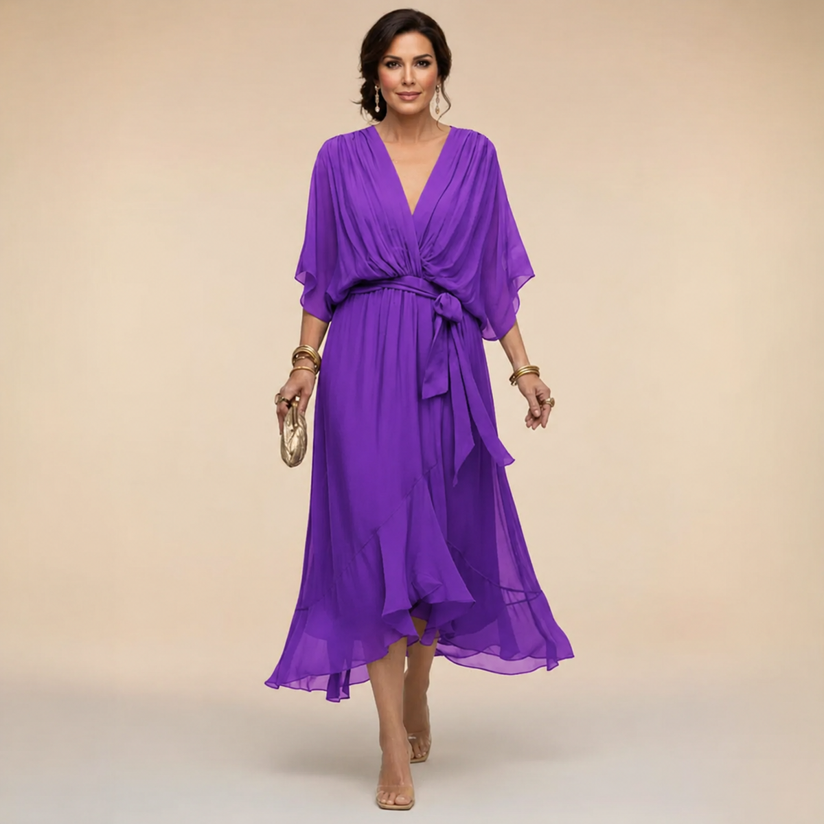 Ottilie | V-neck dress