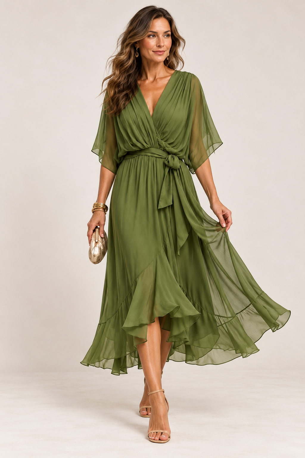 Ottilie | V-neck dress